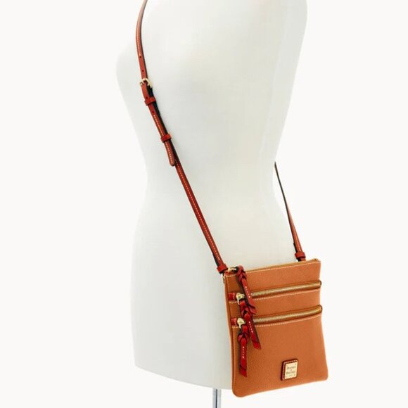 Dooney & Bourke - Pebble Grain Triple Zip Crossbody - Picture 4 of 5